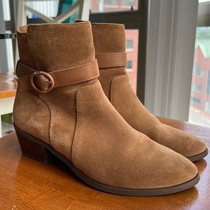 Taryn Rose Brown Suede Boots